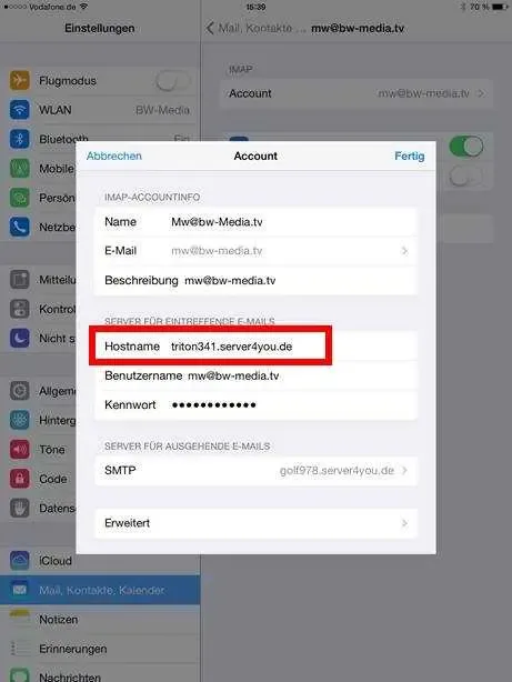 iPad: Erweitert